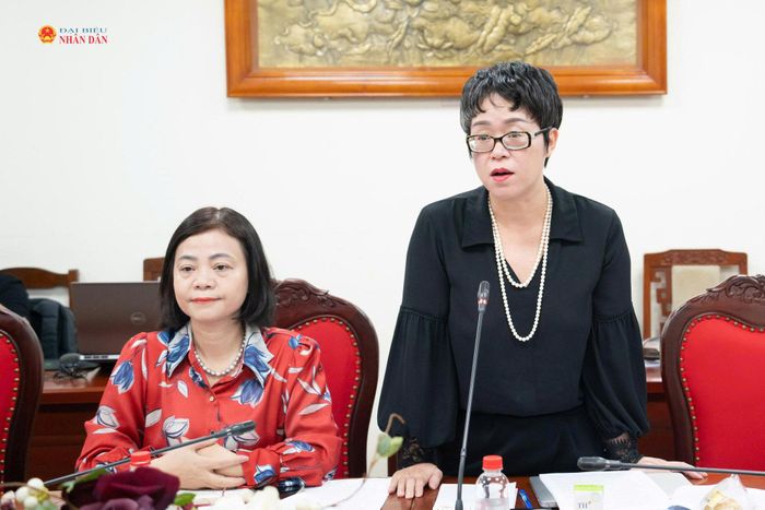 ĐBQH hoạt động chuyên trách tại Ủy ban Văn hóa và Xã hội Dương Minh Ánh phát biểu tại cuộc họp. Ảnh: Cao Hoàng