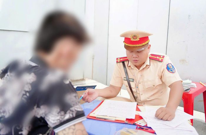 Chỉ trong 7 ngày ra quân, đã có hơn 2.000 trường hợp vi phạm trật tự, an toàn giao thông trên Quốc lộ 1A bị lập biên bản, xử lý. Ảnh: Phòng CSGT Công an TP. Đồng Nai