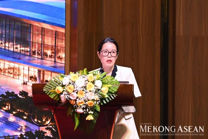 Bà Nguyễn Tạ Hà Mi, Phó Vụ trưởng Vụ Thông tin Báo chí (Bộ Ngoại giao). Ảnh: Đỗ Thảo - Mekong ASEAN