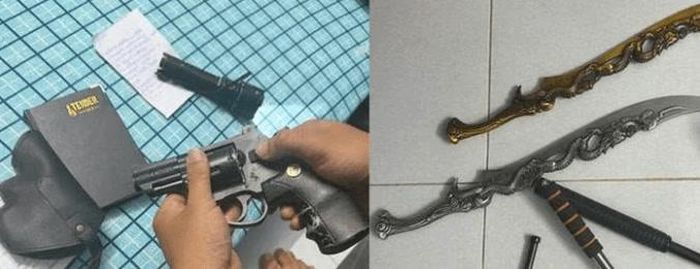 Tang vật thu giữ tại nơi ở của Trần Hùng Hậu. Ảnh: Công an tỉnh An Giang