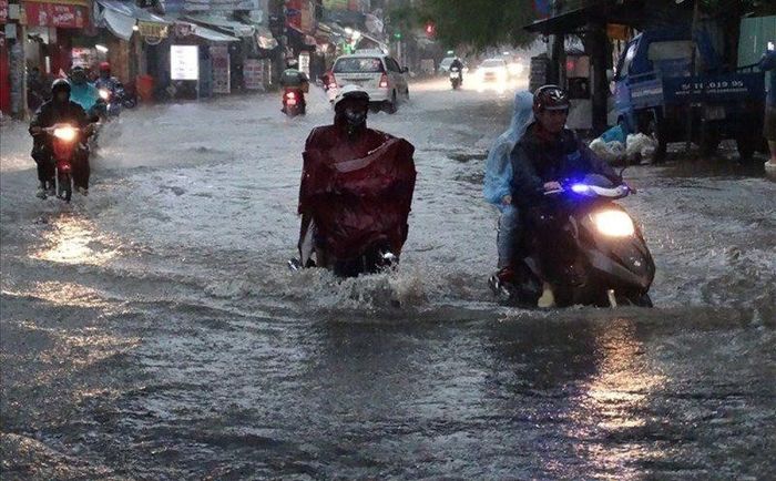 Bắc miền Trung mưa lớn diện rộng. Ảnh minh họa