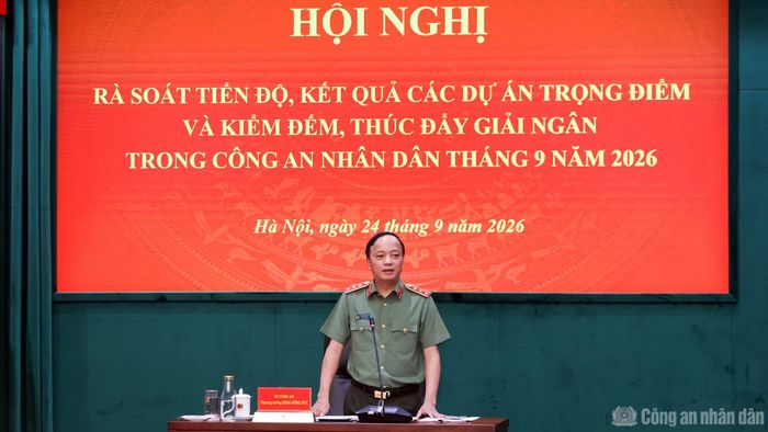 Thứ trưởng Đặng Hồng Đức ghi nhận, biểu dương Công an một số đơn vị, địa phương đã nỗ lực, đạt tỷ lệ giải ngân cao trong thời gian qua.