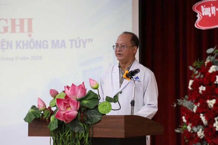 BS.CKII Lê Anh Tuấn - Giám đốc Bệnh viện Mắt TP Hồ Chí Minh phát biểu ý kiến.