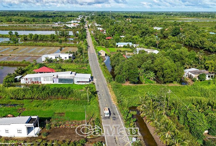 Tuyến đường được nâng cấp, mở rộng tạo diện mạo mới cho vùng đất Khánh Lâm.