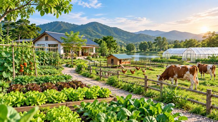 Selvan thừa nhận thu nhập từ trang trại không lớn, nhưng điều khiến ông hài lòng là có thể tạo ra thực phẩm bằng phương pháp canh tác hữu cơ - Ảnh minh hoạ