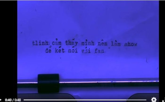 Thông điệp trong video khiến fan tlinh "rần rần"