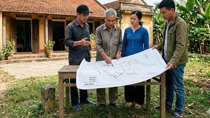 Chia đất thừa kế không có di chúc, con nuôi có được hưởng như con ruột không? Ảnh minh họa.