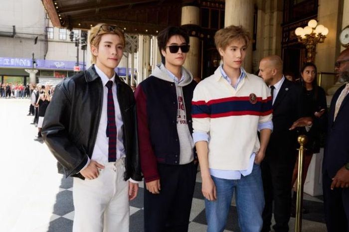Bộ ba đại sứ thương hiệu Tommy Hilfiger. Ảnh: Hoa học trò