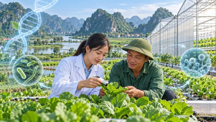 hướng tới nền nông nghiệp hiện đại, sinh thái, tuần hoàn và có giá trị gia tăng cao. (Ảnh minh họa, có hỗ trợ AI).