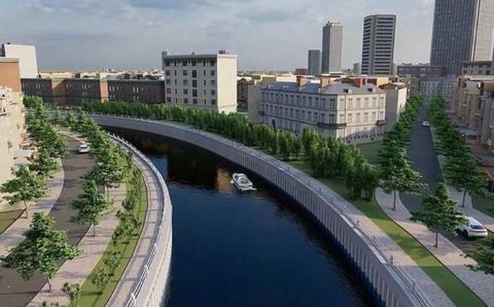 Phối cảnh dự án rạch Xuyên Tâm sau khi hoàn thành