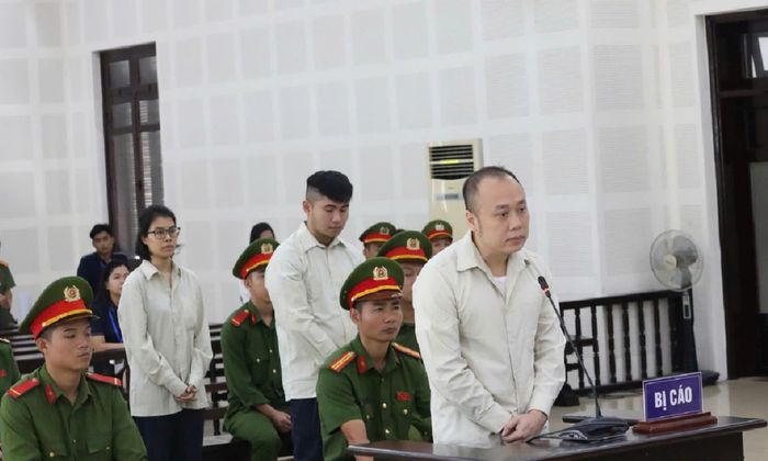 Các bị cáo tại tòa