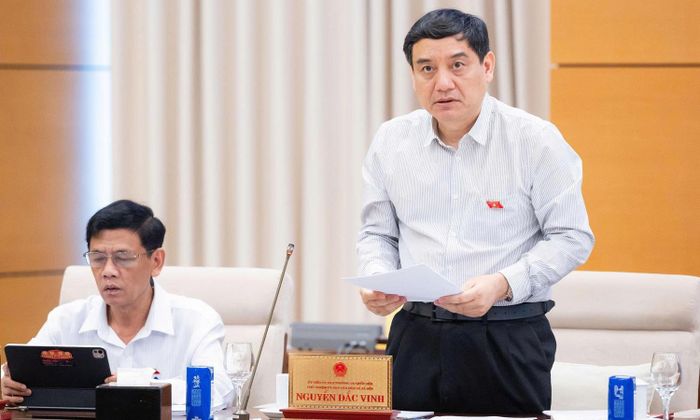 Chủ nhiệm Ủy ban Văn hóa và Xã hội Nguyễn Đắc Vinh. (Ảnh: Media Quốc hội)
