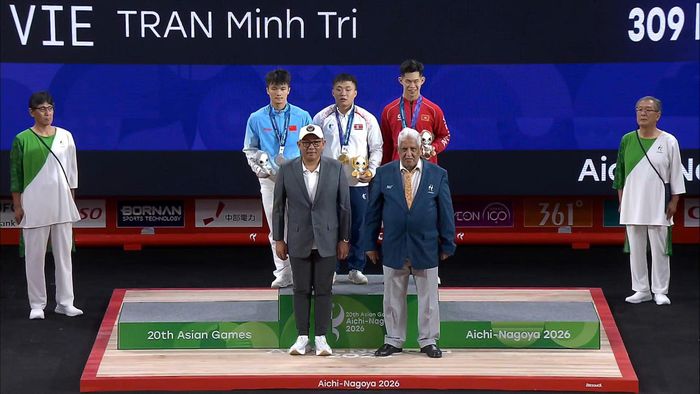 Trần Minh Trí giành huy chương đồng ASIAD 2026.