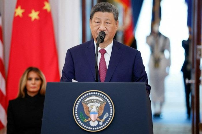 Ông Tập cho biết thêm một cặp gấu trúc sẽ được đưa đến Sở thú Atlanta, đồng thời Bắc Kinh có kế hoạch mời 100.000 thanh niên Mỹ đến Trung Quốc giao lưu và học tập trong 5 năm 2027. (Ảnh: Reuters)