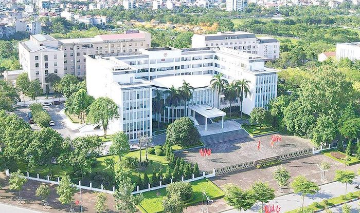 Trụ sở Đảng ủy, HĐND, UBND phường Việt Hưng. Ảnh: Đỗ Tâm