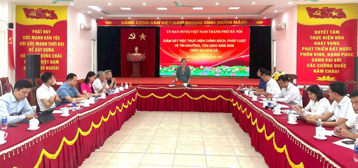 Quang cảnh buổi làm việc. Ảnh: PV