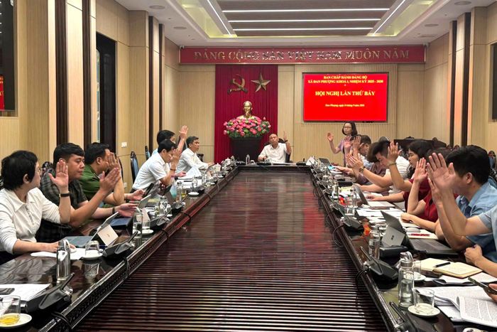 Hội nghị đã biểu quyết thông qua nhiều nội dung quan trọng. Ảnh: Nga Nguyễn