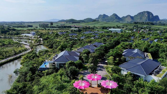 Toàn cảnh khu nghỉ dưỡng Lamori Thanh Hóa. Ảnh: PV