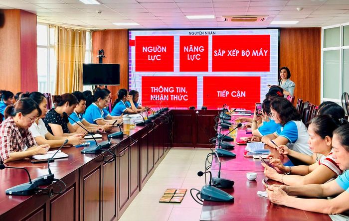 Quang cảnh buổi tập huấn. Ảnh: Bảo Lâm