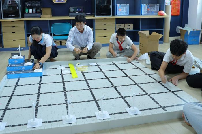 Đây là phòng STEM thứ 109 nằm trong chương trình STEM INNOVATION PETROVIETNAM do PETROVIETNAM khởi xướng và đồng hành. Ảnh: PETROVIETNAM