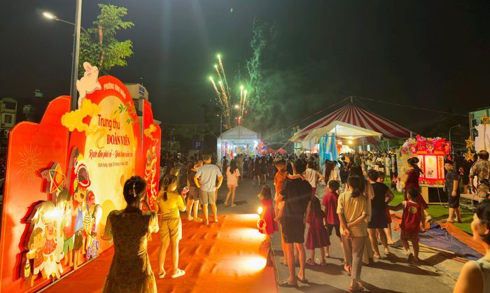 Chương trình là hoạt động ý nghĩa dành cho các em thiếu nhi trên địa bàn phường. Ảnh: Duy Anh.