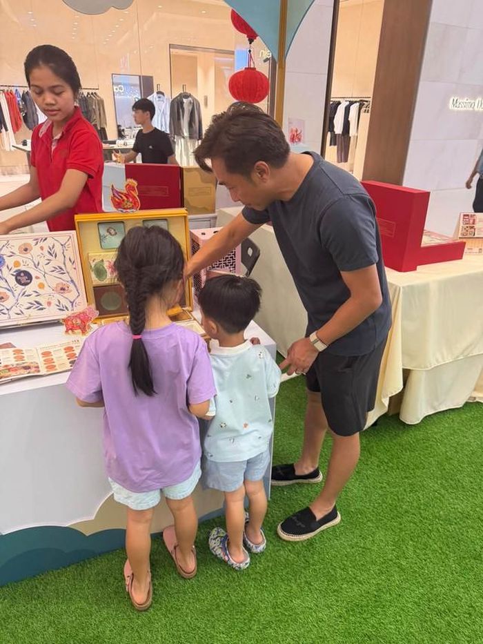 Cường Đô la dành thời gian quan tâm đến con cái.