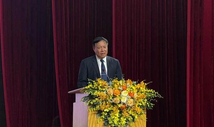 Thứ trưởng Bộ Y tế Đỗ Xuân Tuyên chia sẻ thông điệp tại Lễ mít tinh hưởng ứng Ngày Tránh thai Thế giới 26/9.