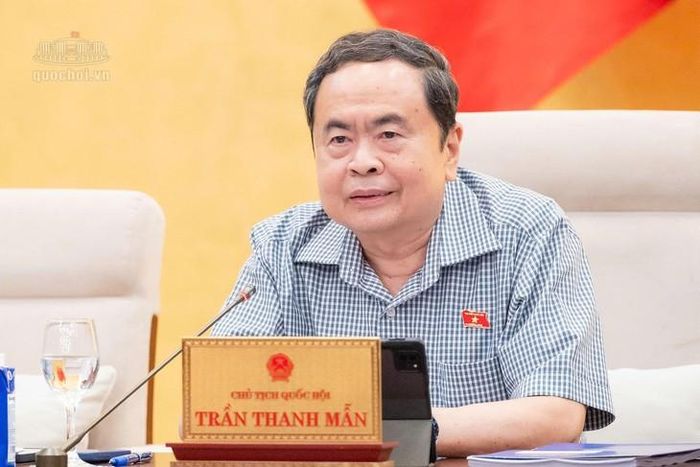 Chủ tịch Quốc hội Trần Thanh Mẫn. Ảnh: Media Quốc hội
