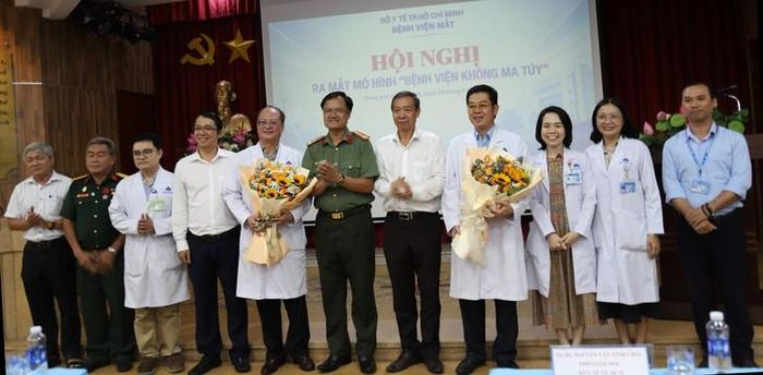 BV Mắt TPHCM ra mắt mô hình "Bệnh viện không ma tuý". Ảnh: P.Thương.