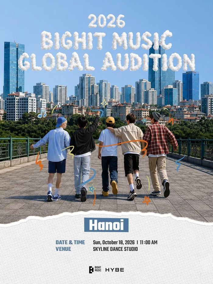 TP.HCM và Hà Nội xuất hiện trên bản đồ tìm kiếm tài năng của BigHit Music - công ty trực thuộc tập đoàn HYBE.