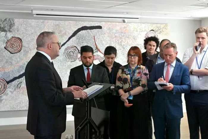 Thủ tướng Anthony Albanese công bố vụ việc với báo giới bên lề Đại hội đồng LHQ