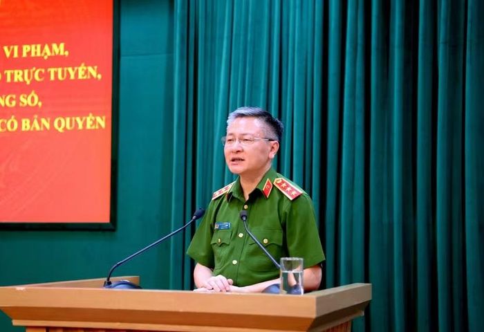 Thứ trưởng Nguyễn Ngọc Lâm phát biểu tại Hội ý nghiệp vụ