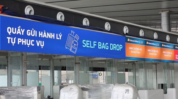  Các quầy chức năng tại sân bay Long Thành. Ảnh: ACV. 