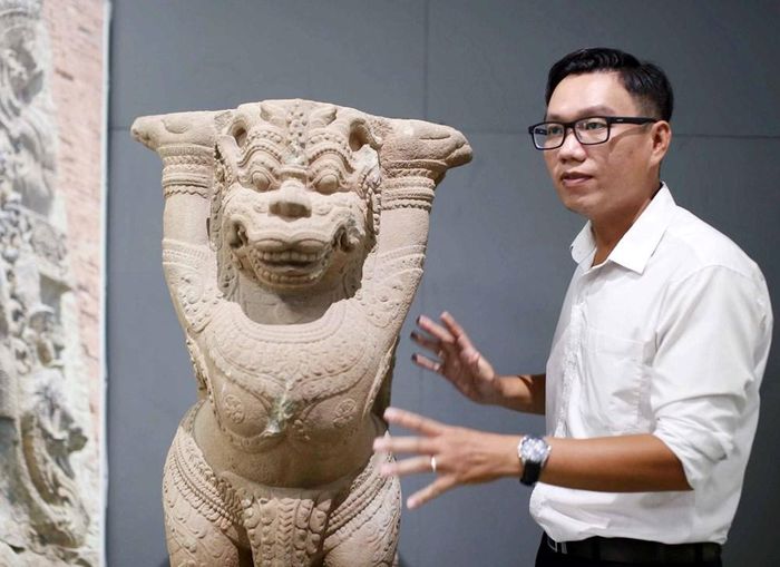 Hiện nay, hai tượng sư tử đá được tìm thấy ở di tích Tháp Mẫm đang được lưu giữ và trưng bày tại Bảo tàng tỉnh Gia Lai