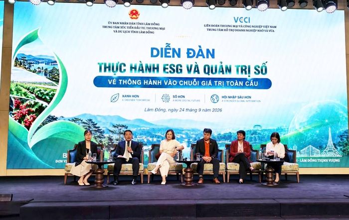 Chủ đề của Diễn đàn chủ yếu xoay quanh việc Thực hành ESG và Quản trị số cho doanh nghiệp vừa và nhỏ