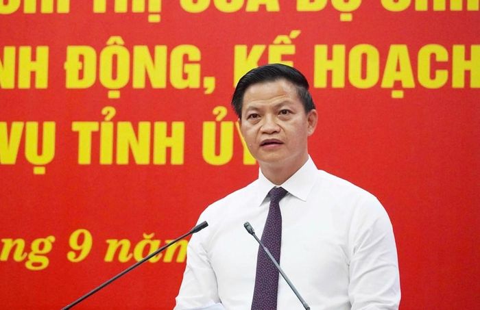 Bí thư Tỉnh ủy Quảng Trị Vương Quốc Tuấn. Ảnh: TG