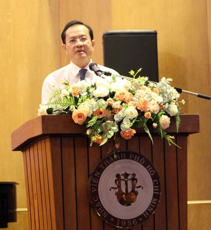 Ông Huỳnh Tân Định, Phó Bí thư Đảng ủy, Chủ nhiệm Ủy ban Kiểm tra Đảng ủy UBND TP.HCM phát biểu chỉ đạo
