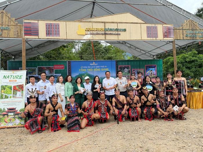 Không gian giao lưu, giới thiệu của Khu Du lịch Cổng trời Đông Giang tại Mỹ Sơn