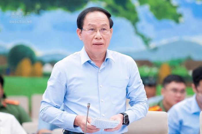 Phó Thủ tướng Chính phủ Lê Tiến Châu phát biểu tại Phiên họp