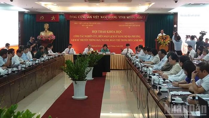 Quang cảnh hội thảo. (Ảnh: LINH BẢO)