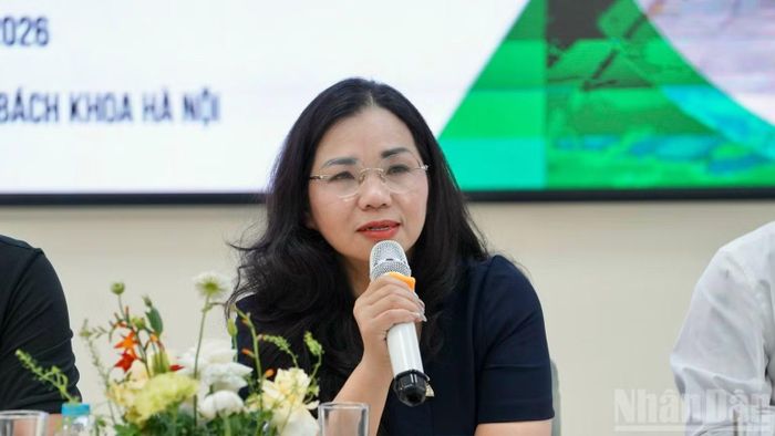 Bà Nguyễn Thị Phương Hiền, Phó Giám đốc Học viện Chiến lược đào tạo cán bộ xây dựng (Bộ Xây dựng). (Ảnh: Tạ Hải)