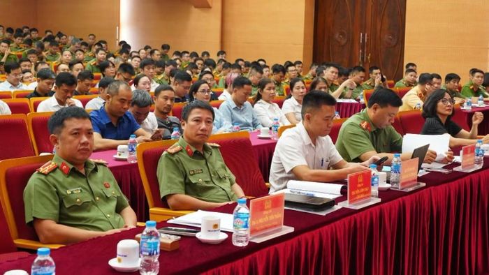 Các đại biểu dự hội nghị. (Ảnh: Công an Hà Nội)