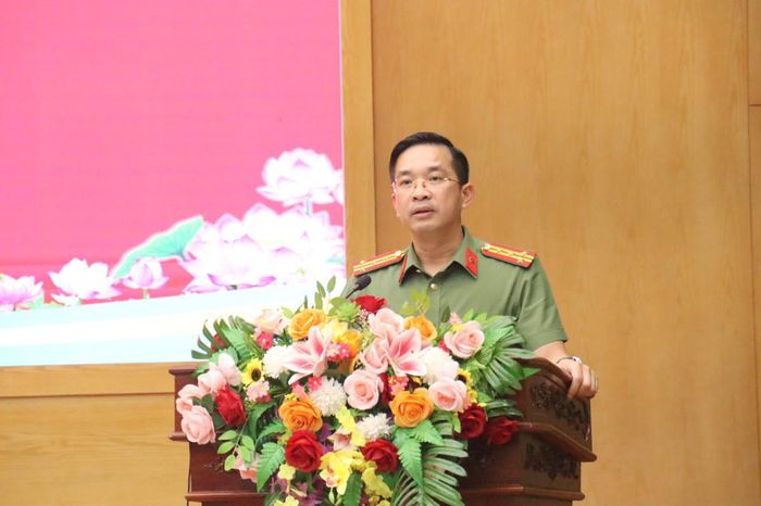 Đại tá Nguyễn Đại Đồng phát biểu tại buổi lễ