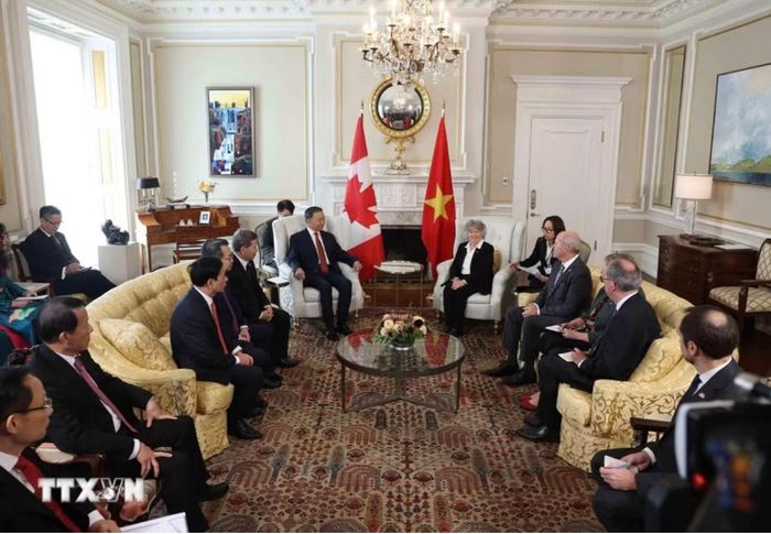  Tổng Bí thư, Chủ tịch nước Tô Lâm hội kiến với Toàn quyền Canada Louise Arbour. Ảnh: TTXVN 