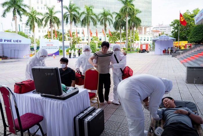  Tình huống ứng cứu người gặp nạn trong tại buổi diễn tập 