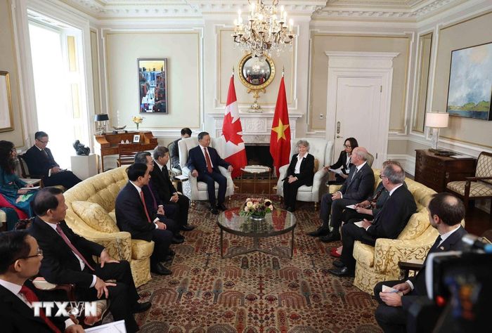  Tổng Bí thư, Chủ tịch nước Tô Lâm hội kiến với Toàn quyền Canada Louise Arbour. Ảnh: TTXVN 