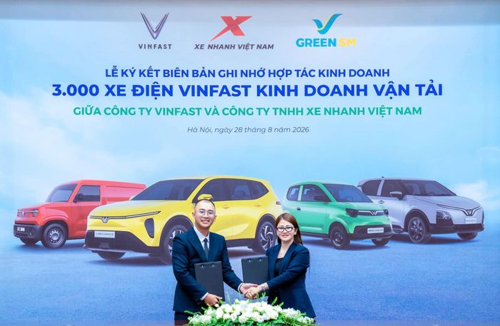  Xe Nhanh Việt Nam sẽ trang bị 3.000 ô tô điện VinFast, thúc đẩy taxi điện phát triển 