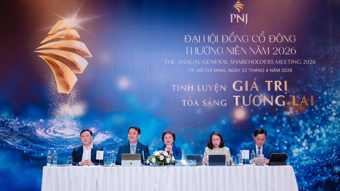 Đại hội đồng cổ đông thường niên của PNJ năm 2026. Ảnh: NHUNG NGUYỄN