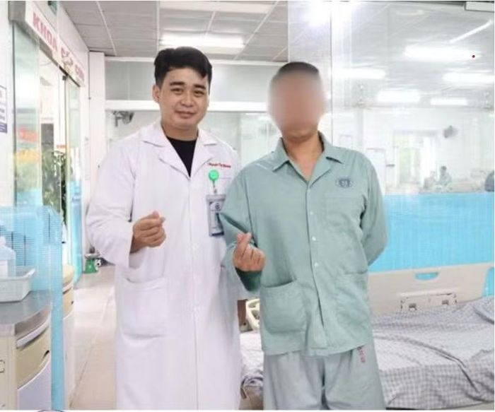 Người bệnh bình phục sau điều trị - Ảnh BVCC