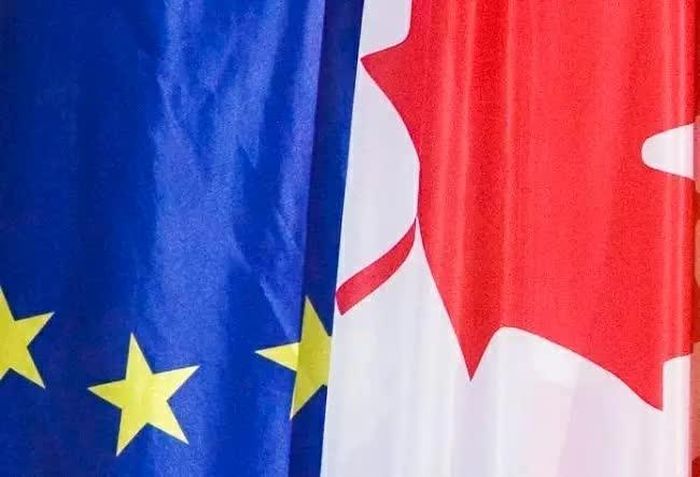 Bên cạnh châu Á, Canada đang coi châu Âu là hướng ưu tiên khi Thủ tướng Mark Carney đang tìm kiếm một “liên minh đặc thù” về kinh tế - an ninh. (Nguồn: CP)